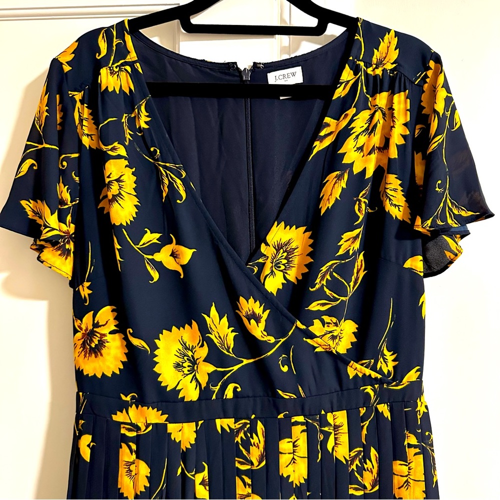 JCrew Sunflower dress size 10